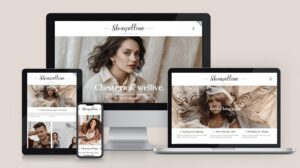 Beautiful, Responsive Website_App picture template for Storyline that showcase clean blog templates perfect for storytellers across all devices Storyline Template